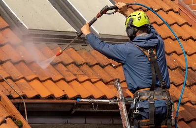 Démoussage et hydrofuge de toiture à Lahoussoye